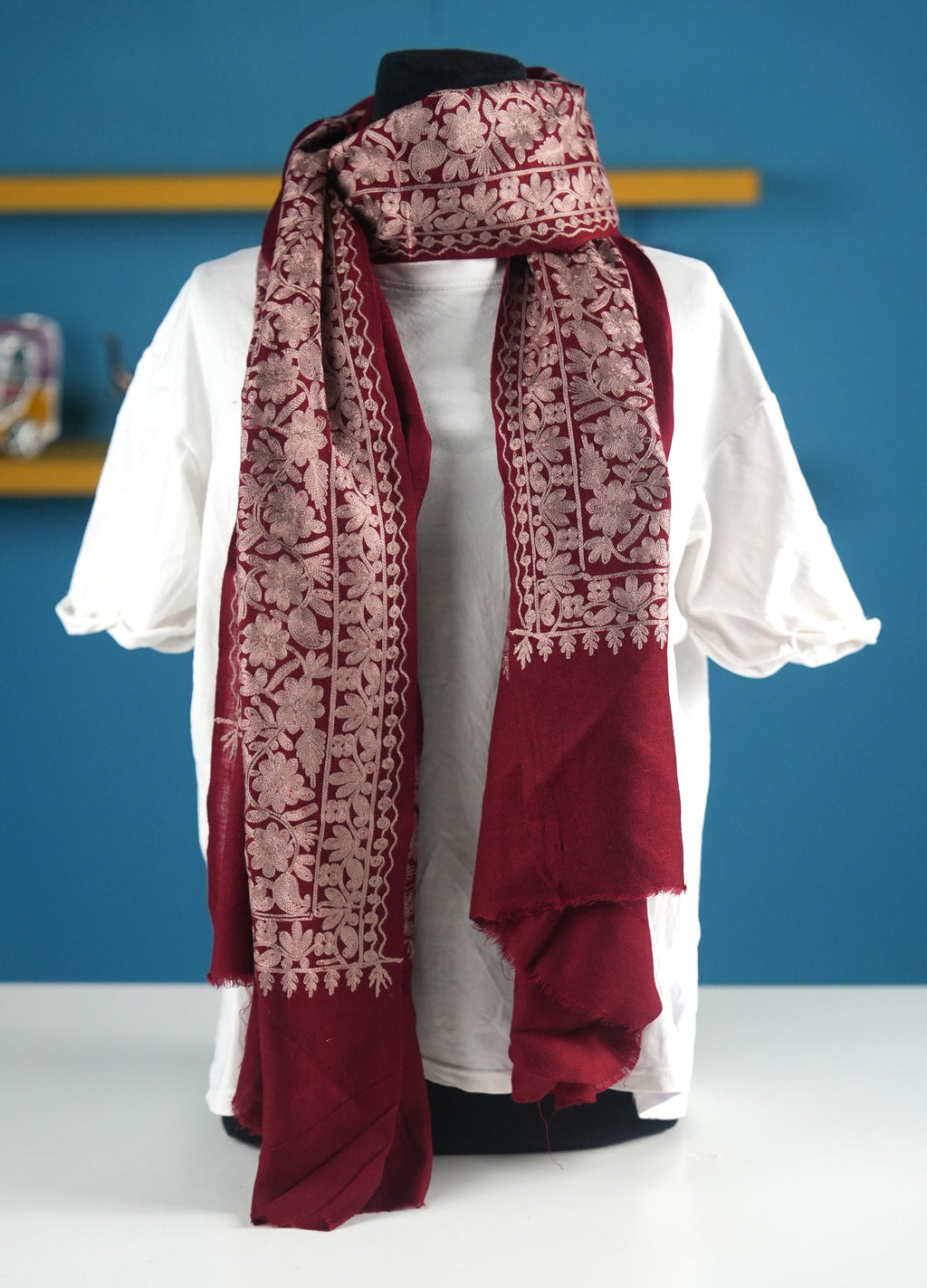 Elegant Patterned Wrap Scarf