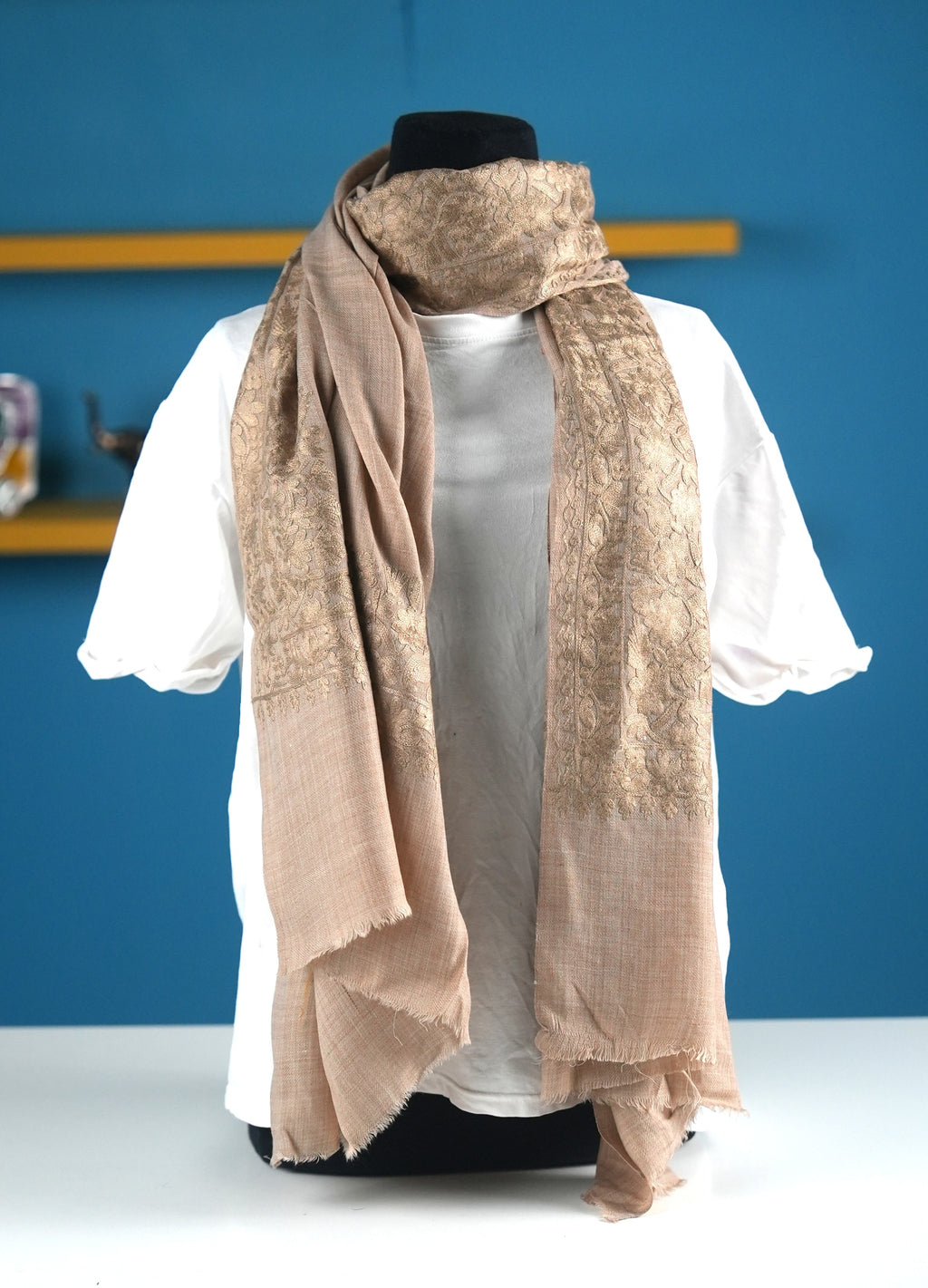 Elegant Patterned Wrap Scarf