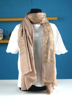 Elegant Patterned Wrap Scarf