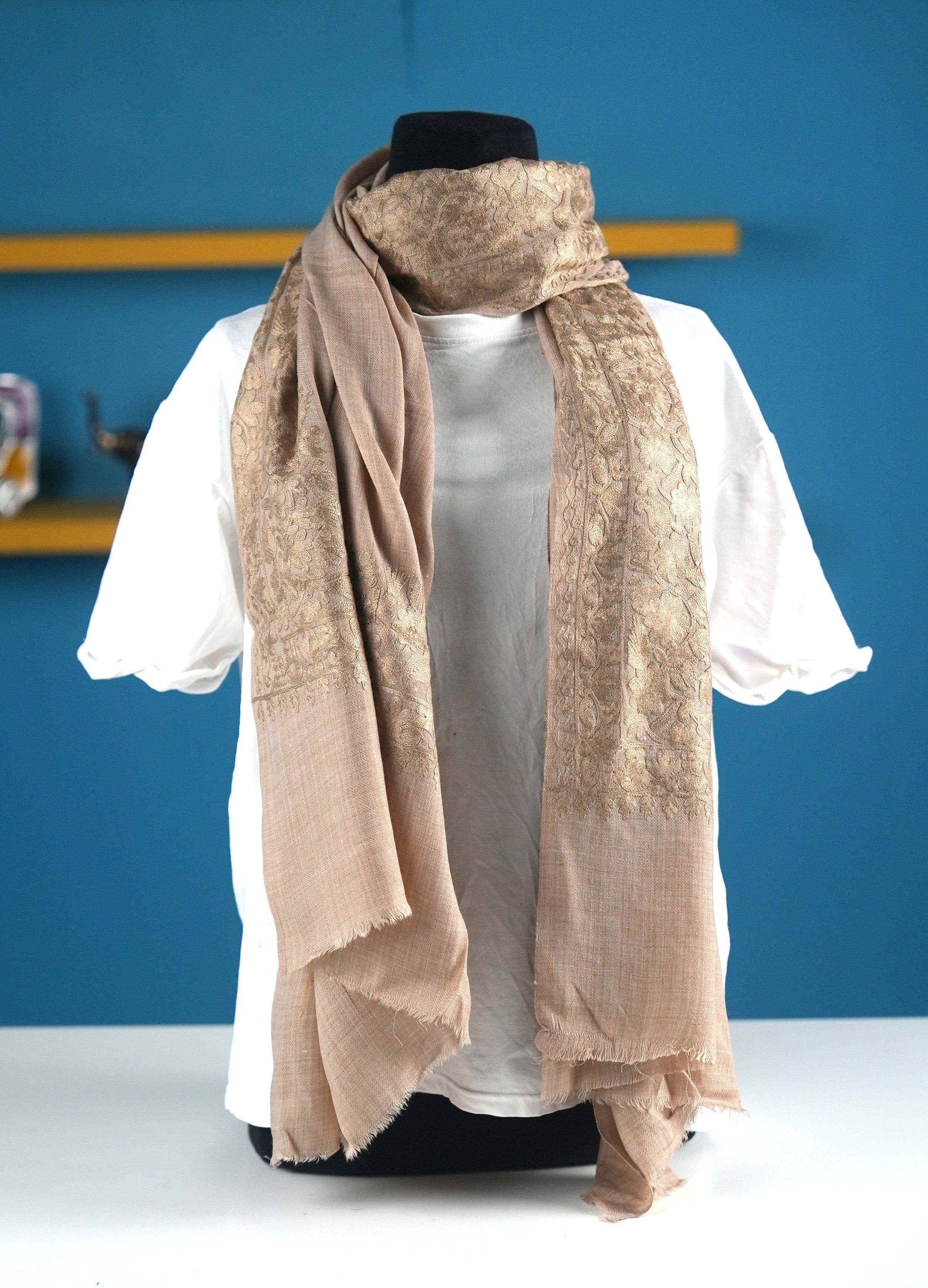 Elegant Patterned Wrap Scarf