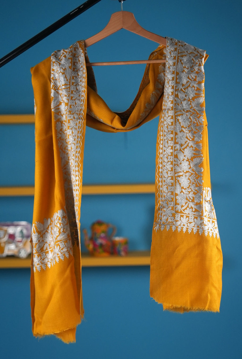 Elegant Patterned Wrap Scarf